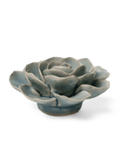English Garden Ceramic Flower Teal Ranunculus - Chive UK