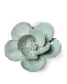 English Garden Ceramic Flower Teal Lotus - Chive UK