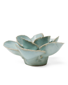 English Garden Ceramic Flower Teal Lotus - Chive UK