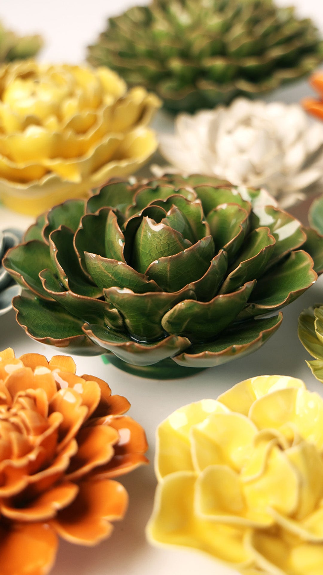 Avocado Green Keiko Peony - Chive UK