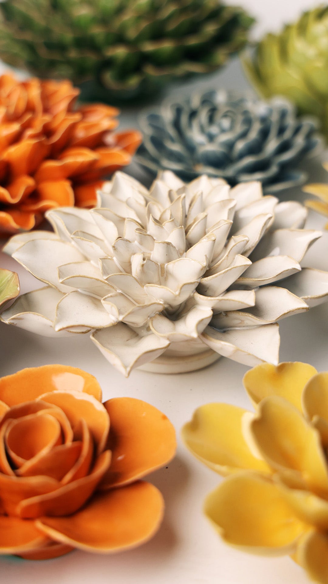 Ivory Autumn Azalea - Chive UK