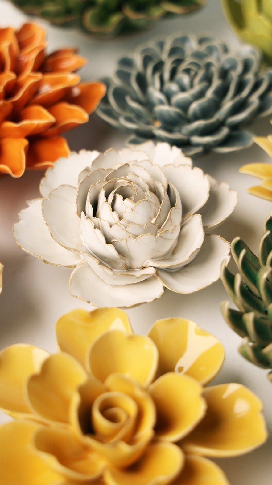 Ivory English Rose - Chive UK