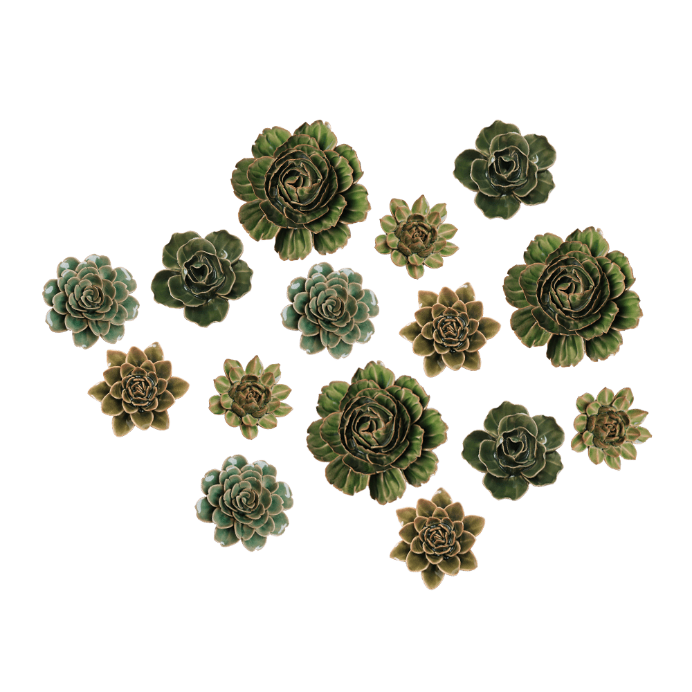 Ceramic Flower English Garden Curated Collection #2 - Chive UK