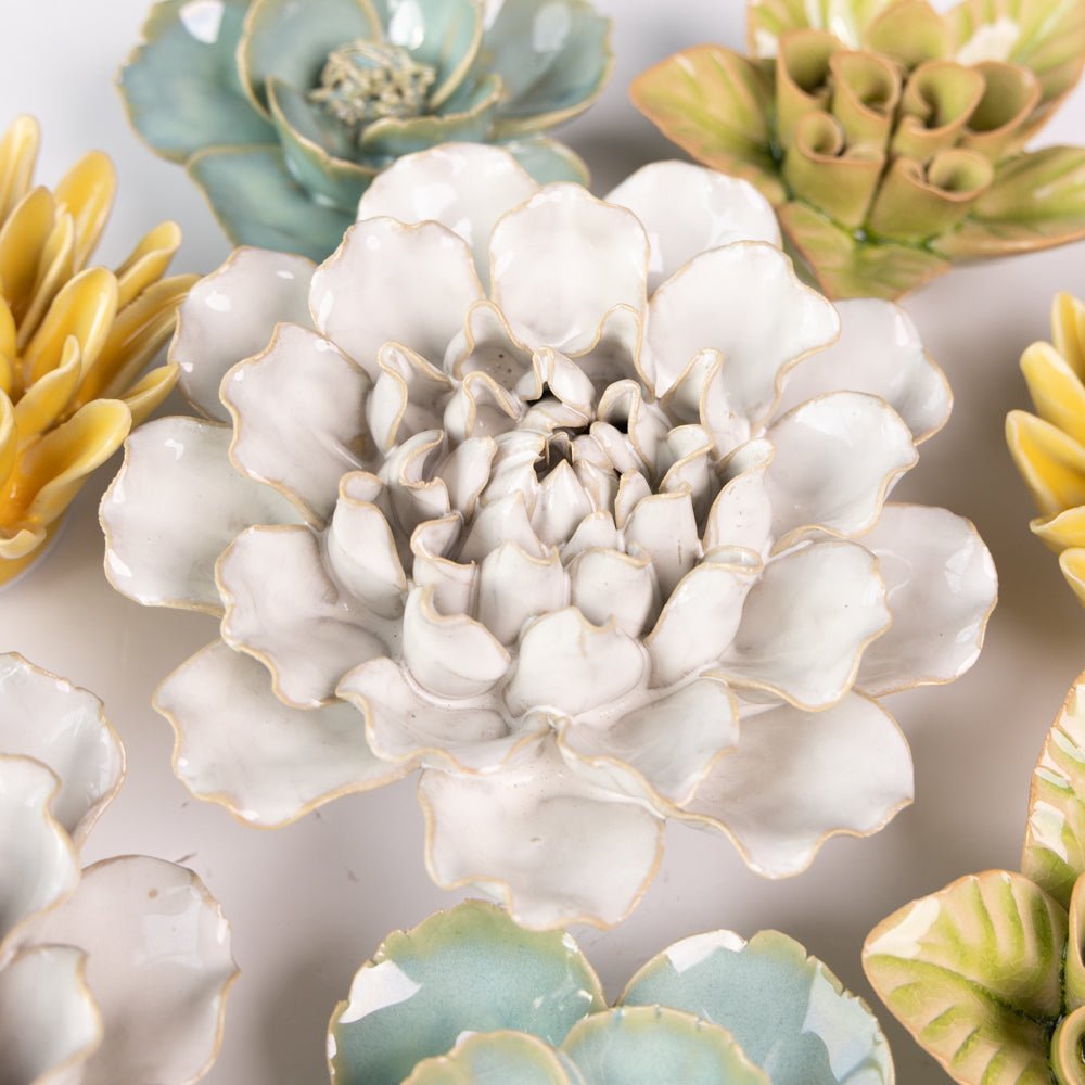 Ceramic Flower English Garden Curated Collection #3 - Chive UK