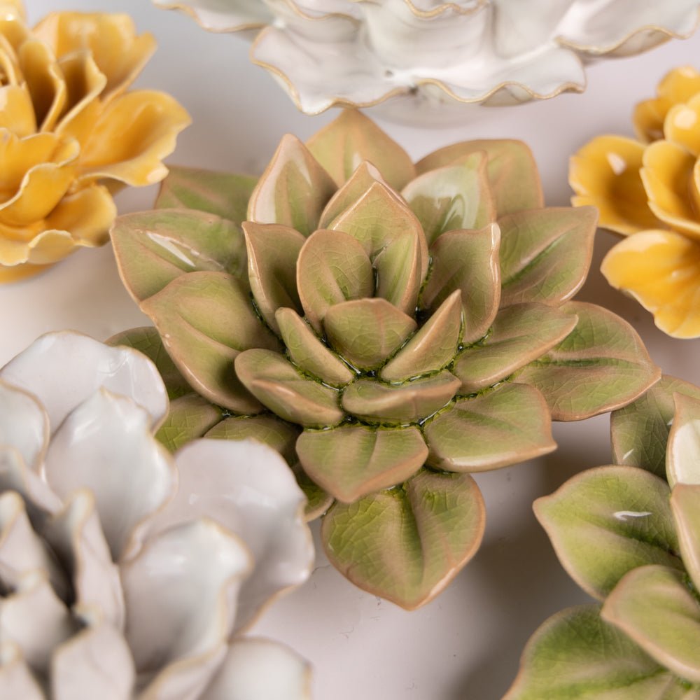 Ceramic Flower English Garden Curated Collection #5 - Chive UK