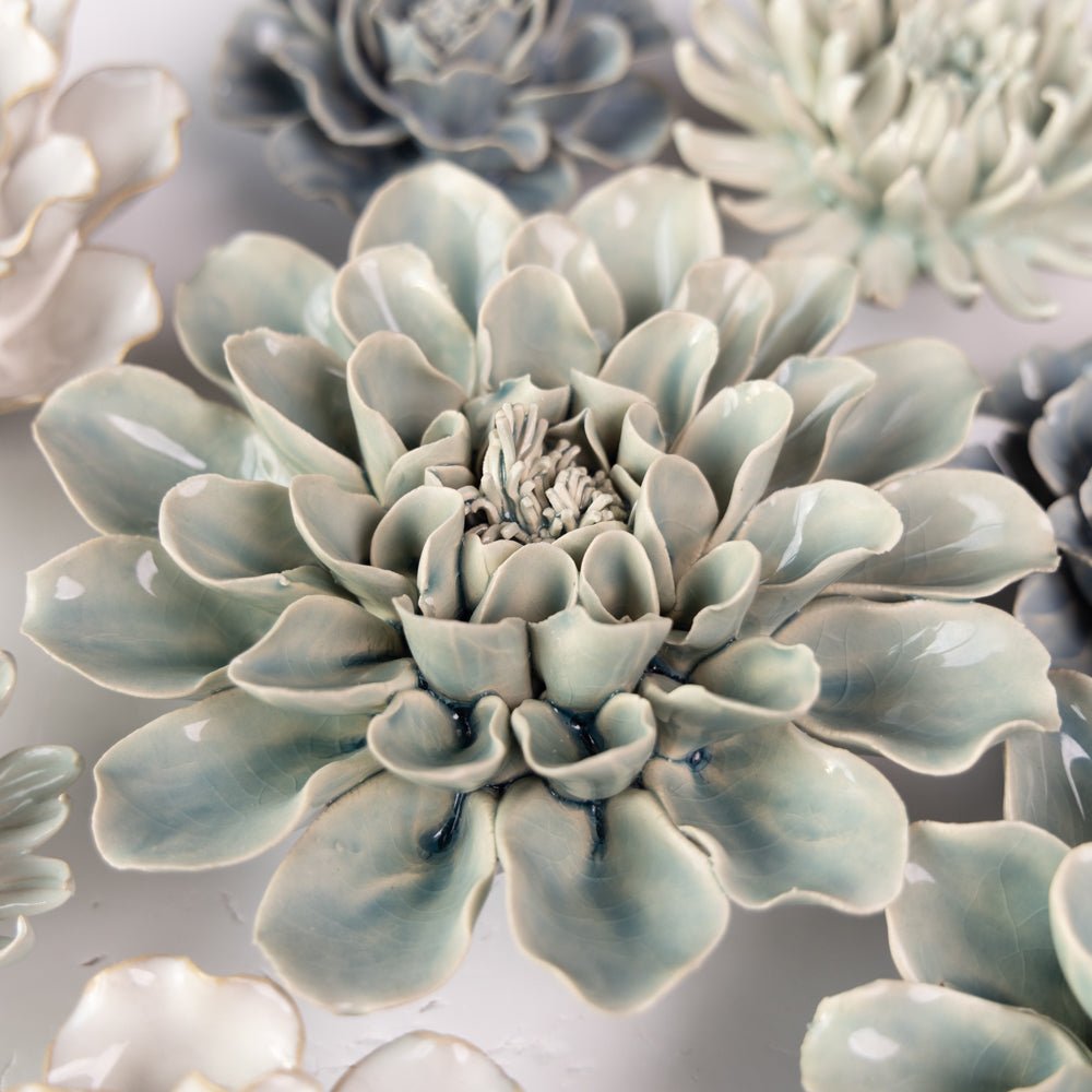 Ceramic Flower English Garden Curated Collection #8 - Chive UK