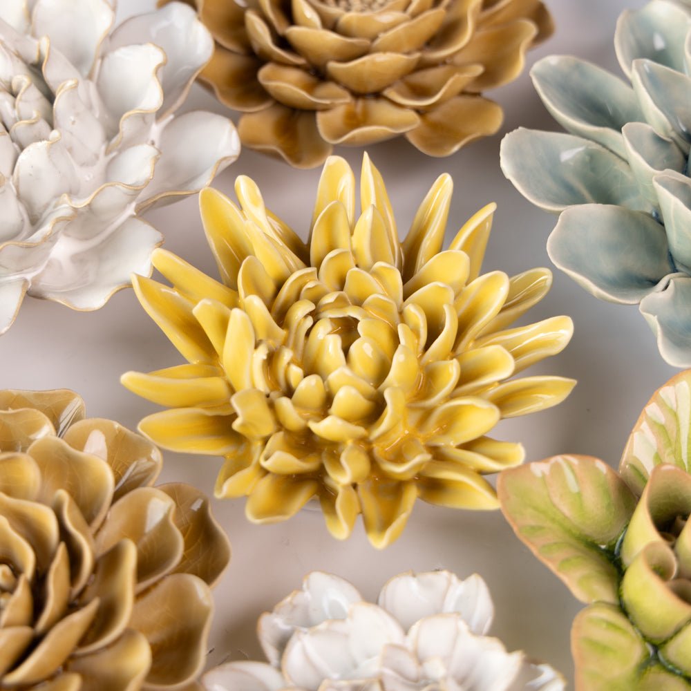 Ceramic Flower English Garden Curated Collection #9 - Chive UK