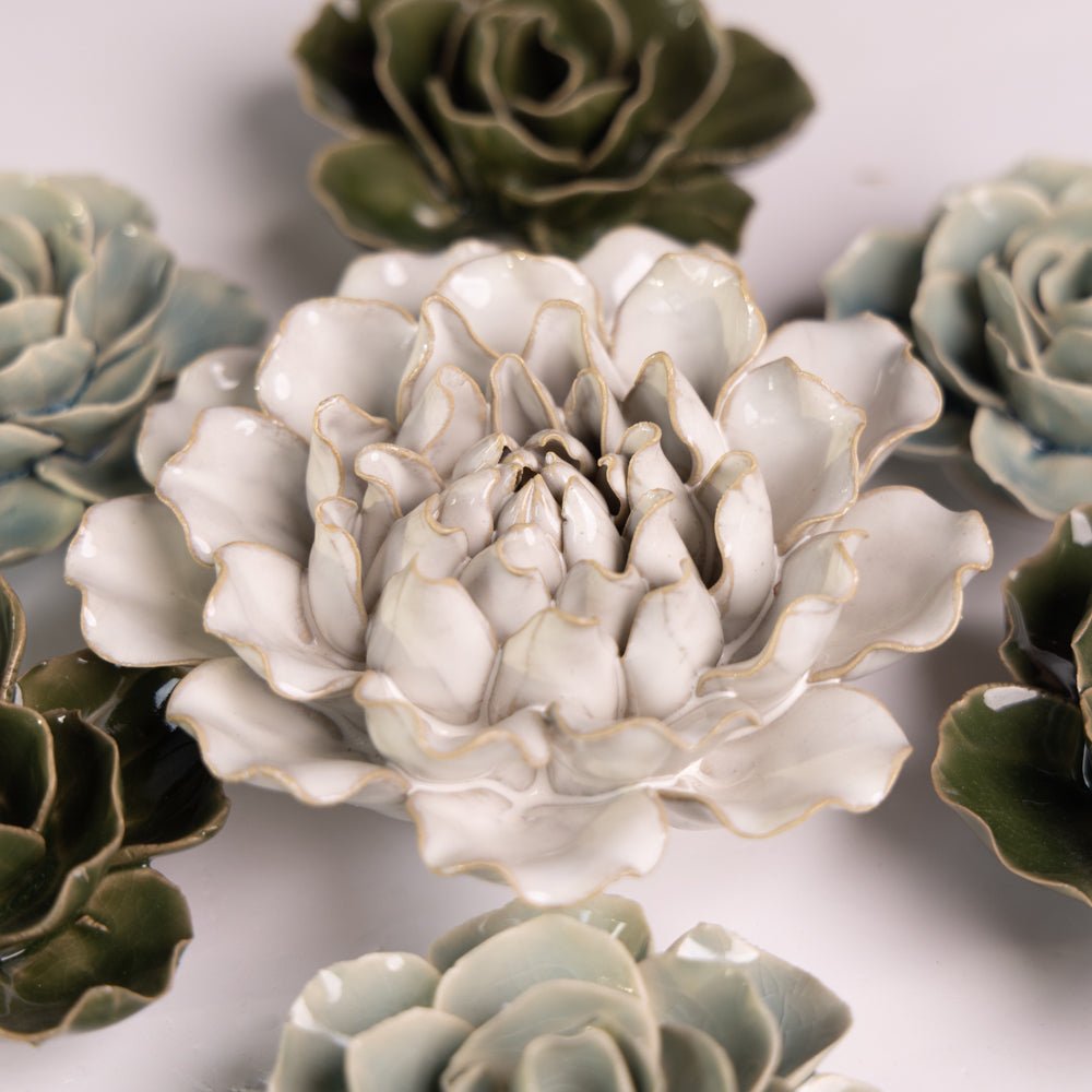 Ceramic Flower English Garden Curated Collection #11 - Chive UK