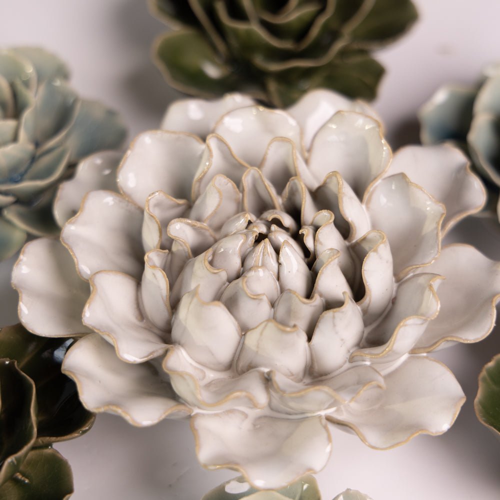 Ceramic Flower English Garden Curated Collection #11 - Chive UK