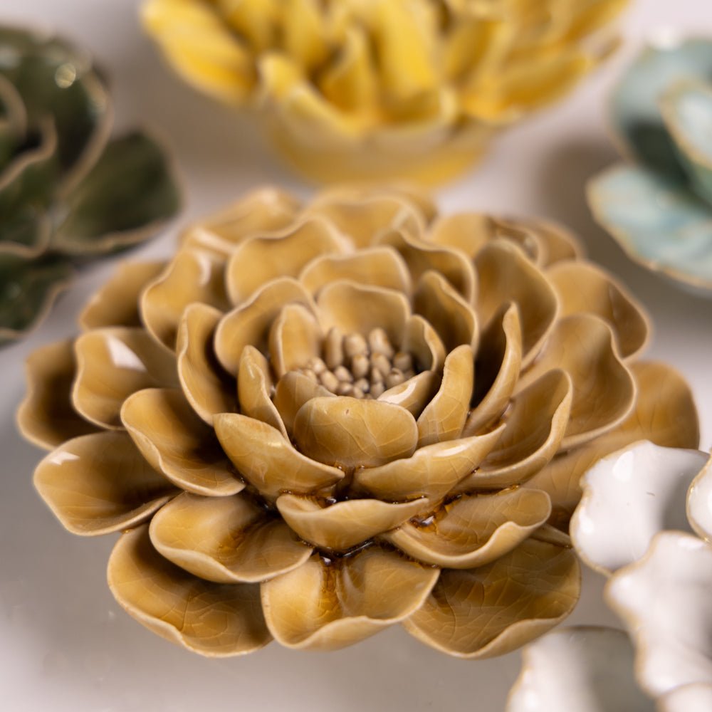 Ceramic Flower English Garden Curated Collection #17 - Chive UK