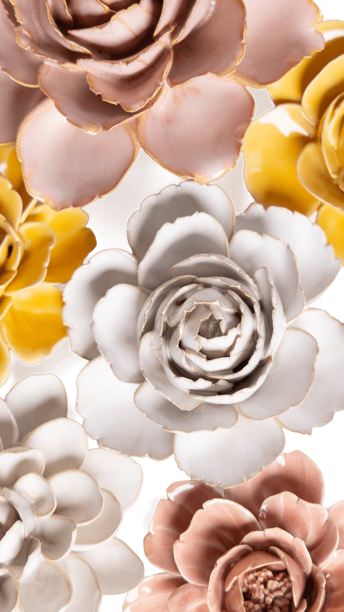 Beauvais - Ceramic Flower Curated Set - Chive UK