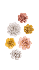 Beauvais - Ceramic Flower Curated Set - Chive UK