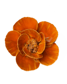 France Ceramic Flower Orange Lotus - Chive UK