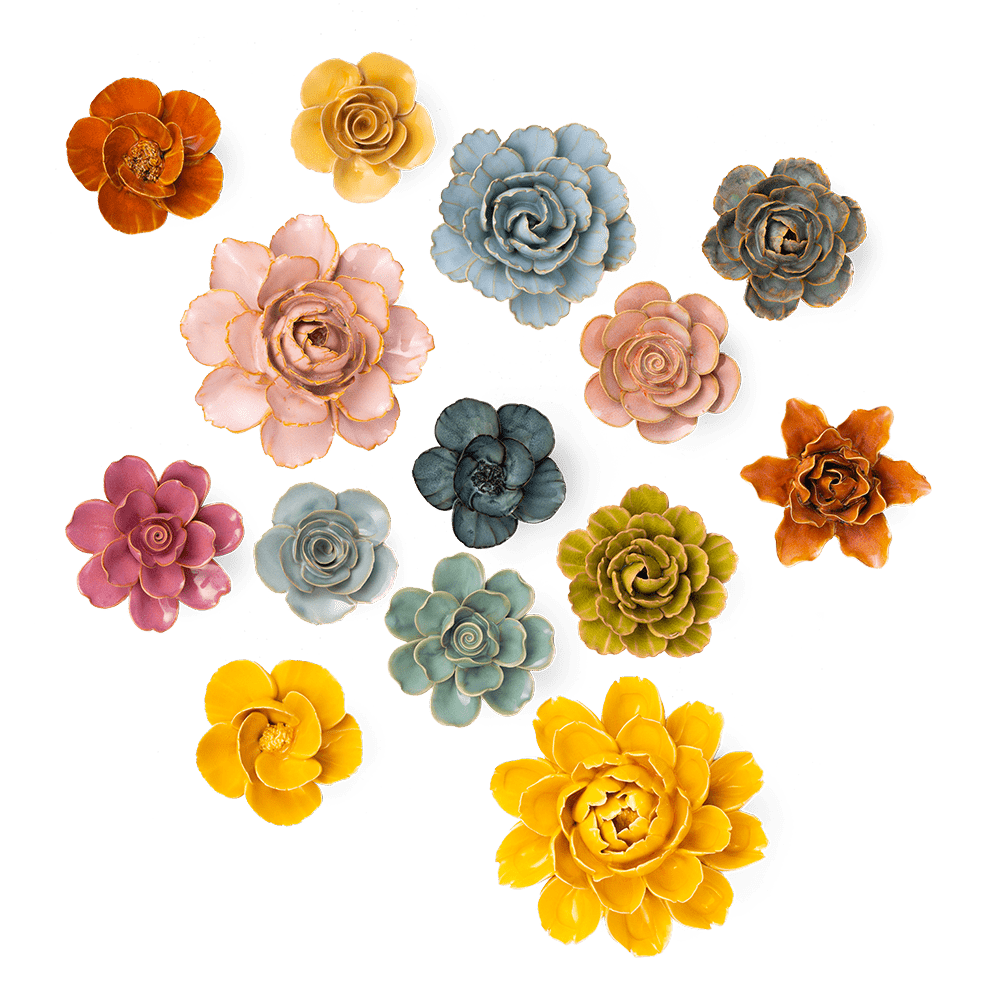 Ceramic Flower France Curated Collection #1 - Chive UK