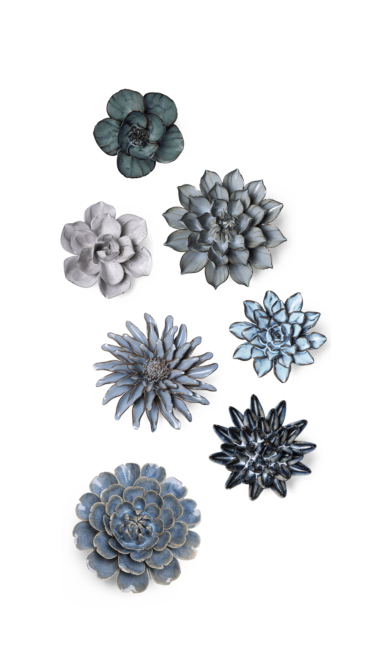 Greenport - Ceramic Flower Curated Set - Chive UK