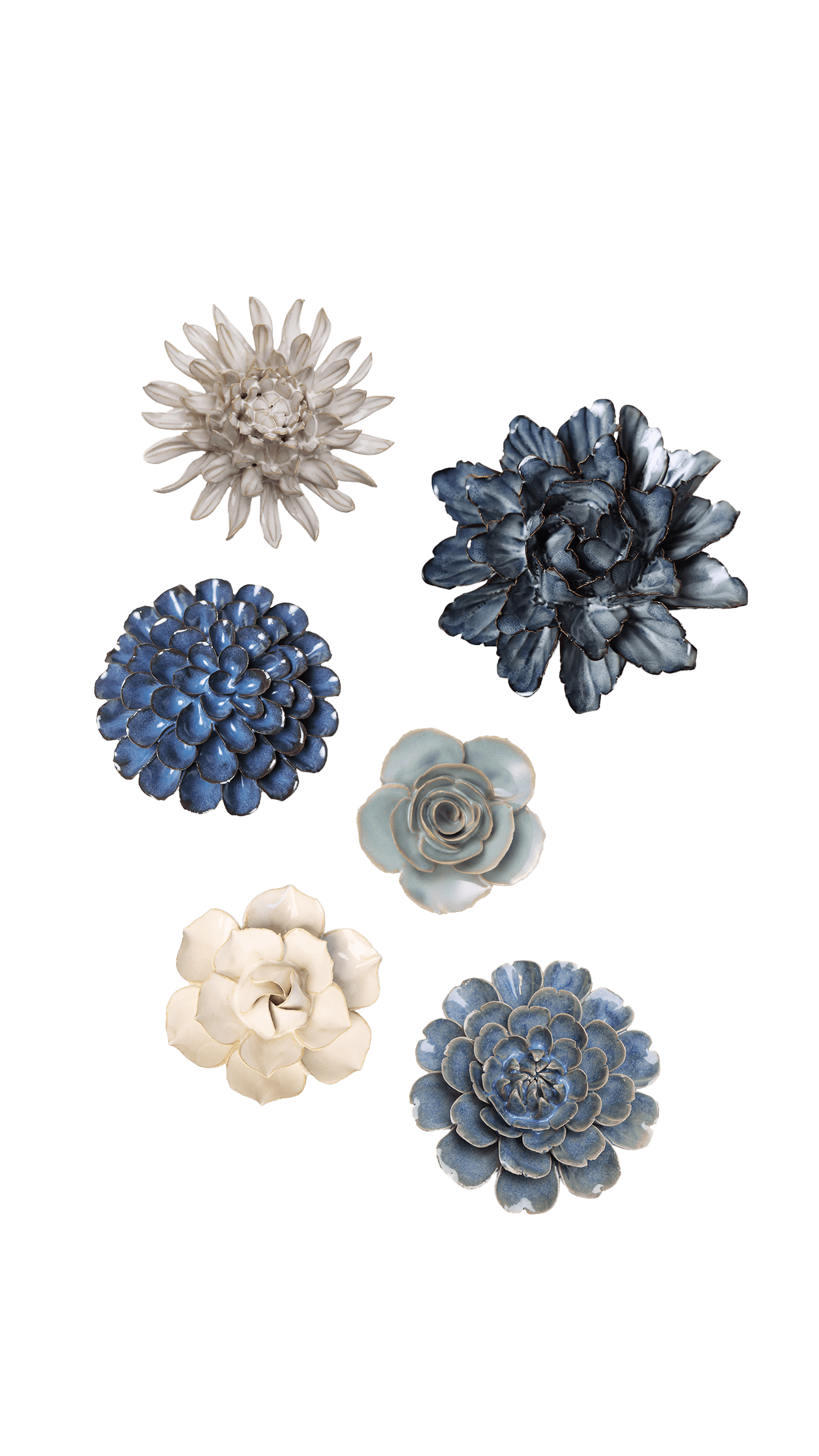 Cherry Grove - Ceramic Flower Curated Set - Chive UK