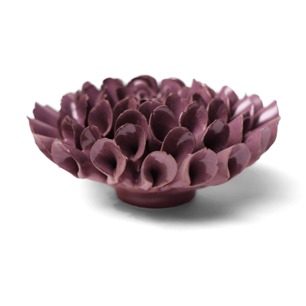 Japan Ceramic Flower Lilac Pom Pom Dahlia - Chive UK