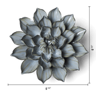 Japan Ceramic Flower Aqua Black Daisy - Chive UK