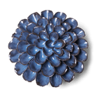 Japan Ceramic Flower Blue Grey Pom Pom Dahlia - Chive UK