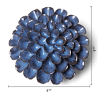 Japan Ceramic Flower Blue Grey Pom Pom Dahlia - Chive UK