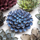 Japan Ceramic Flower Blue Grey Pom Pom Dahlia - Chive UK