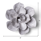 Japan Ceramic Flower White Speckle Gardenia - Chive UK