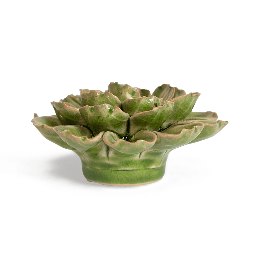 Japan Ceramic Flower Olive Petunia - Chive UK