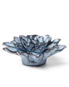 Japan Ceramic Flower Blue Brown Aster - Chive UK