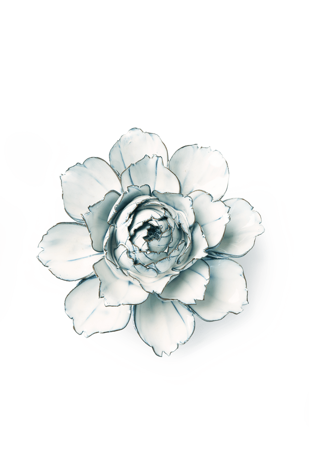 Nantucket Ceramic Flower Blue White Carnation - Chive UK