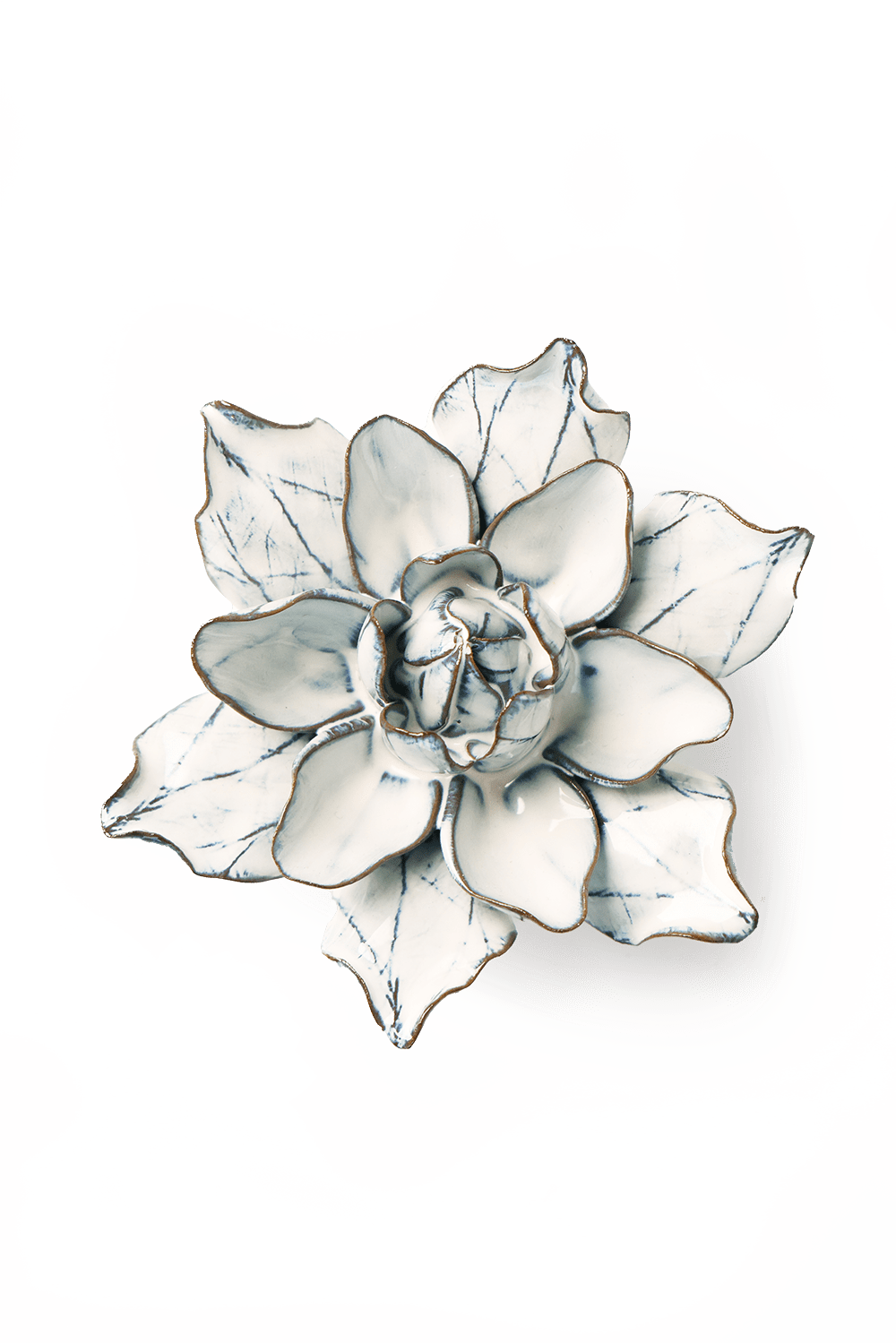 Nantucket Ceramic Flower Blue White Columbine - Chive UK