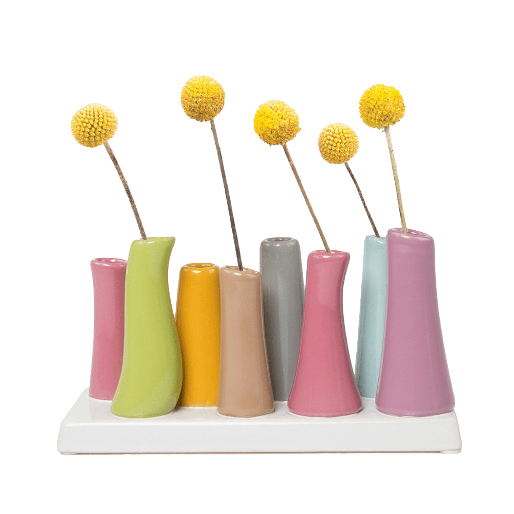 Pooley Modern Bud Vase For Flowers - Chive UK