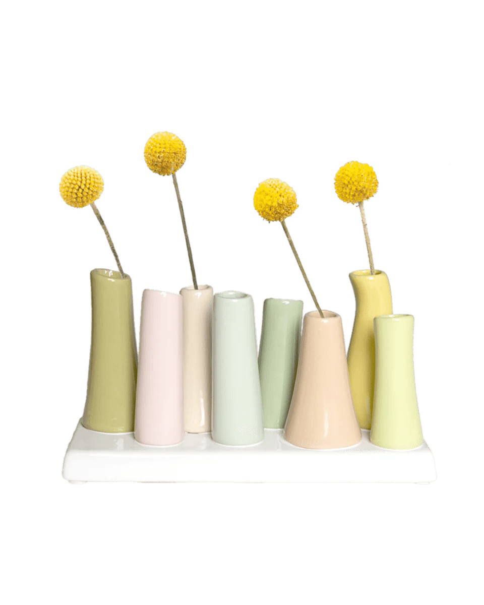 Pooley Modern Bud Vase For Flowers - Chive UK