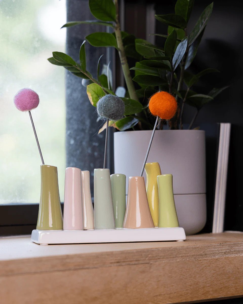 Pooley Modern Bud Vase For Flowers - Chive UK