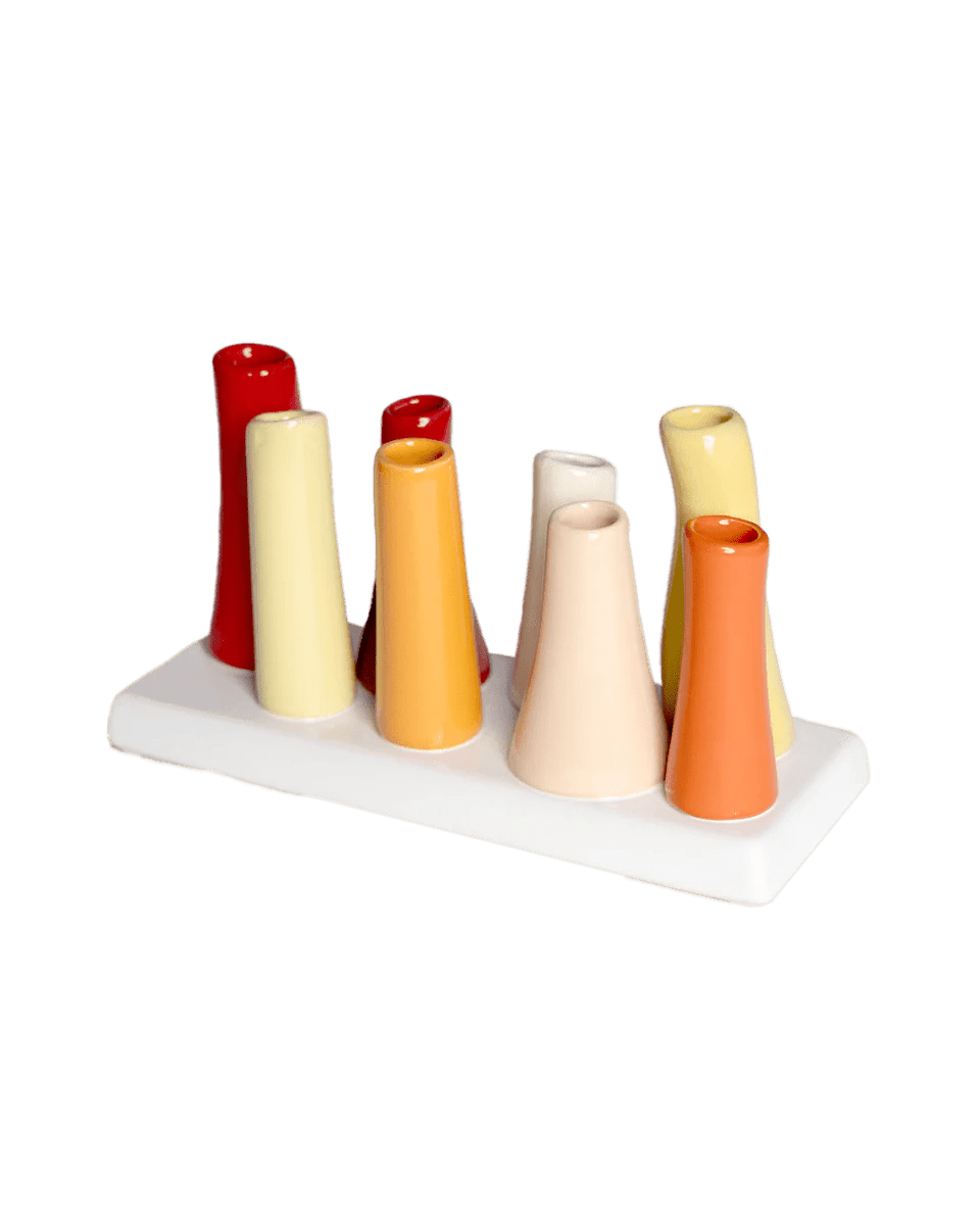 Pooley Modern Bud Vase For Flowers - Chive UK