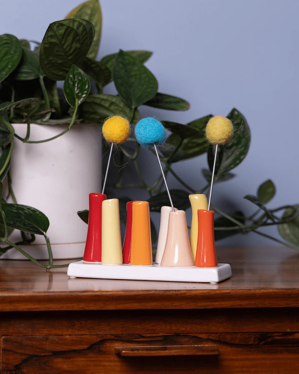 Pooley Modern Bud Vase For Flowers - Chive UK