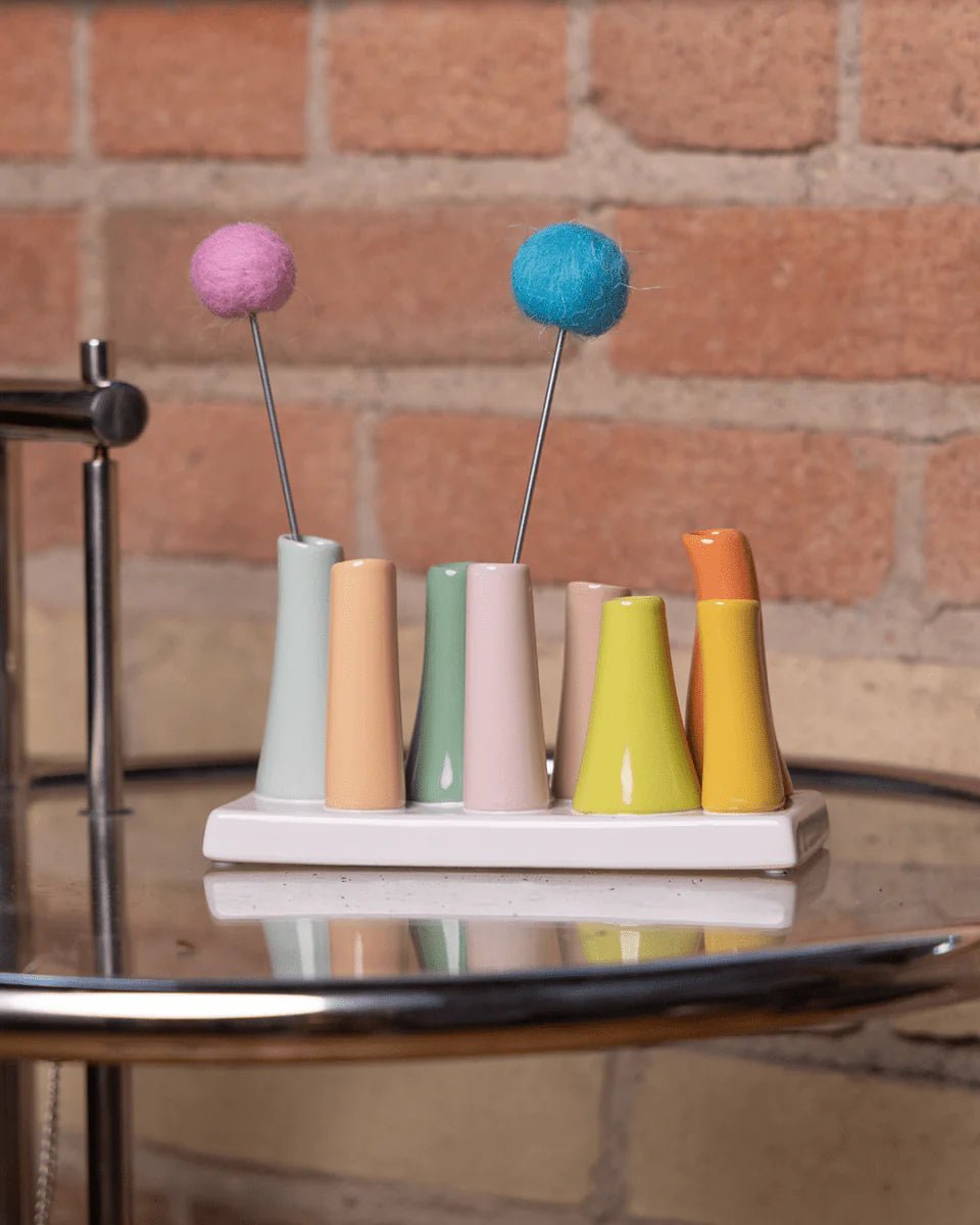 Pooley Modern Bud Vase For Flowers - Chive UK