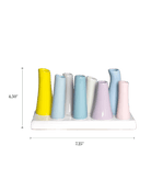 Pooley Modern Bud Vase For Flowers - Chive UK