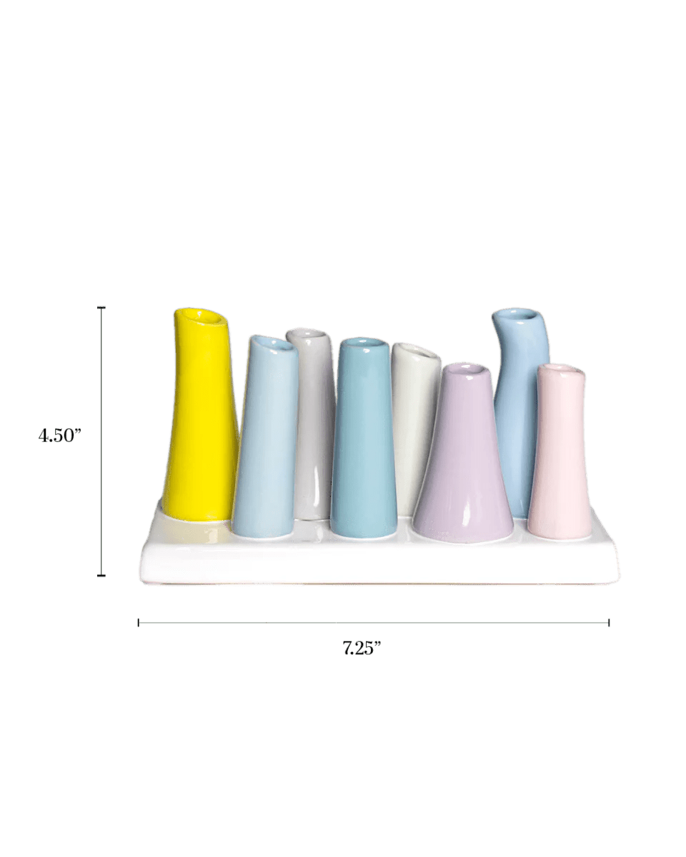 Pooley Modern Bud Vase For Flowers - Chive UK