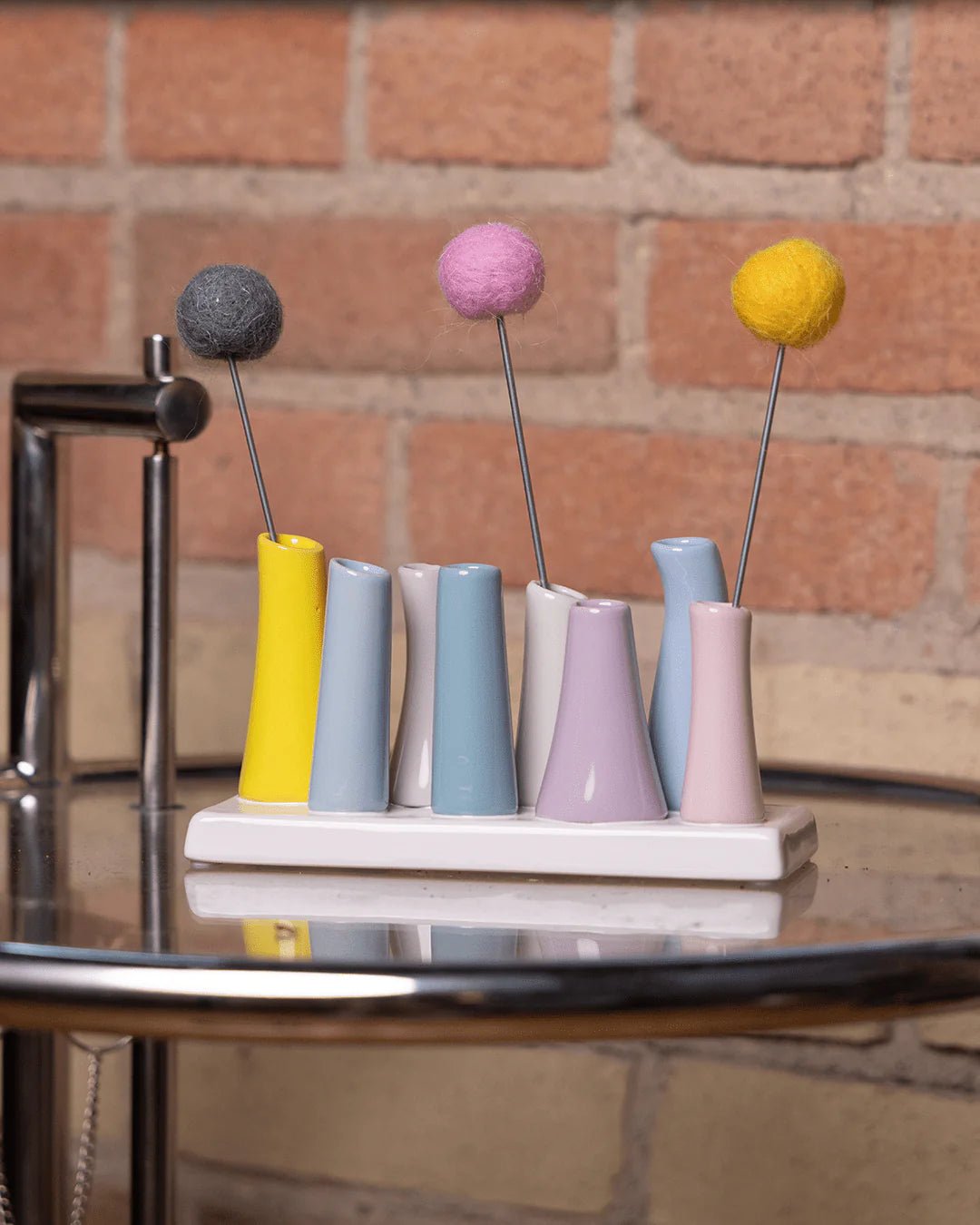 Pooley Modern Bud Vase For Flowers - Chive UK