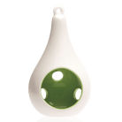 Pod Ceramic Hanging Air Plant Holder - Chive UK