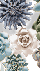 Helsinki - Ceramic Flower Curated Set - Chive UK