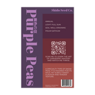 Purple Peas Vegetable Seeds Packet - Chive UK