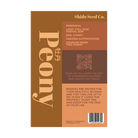 Peony Flower Seeds Packet - Chive UK