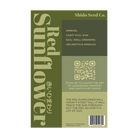 Red Sunflower Flower Seeds Packet - Chive UK
