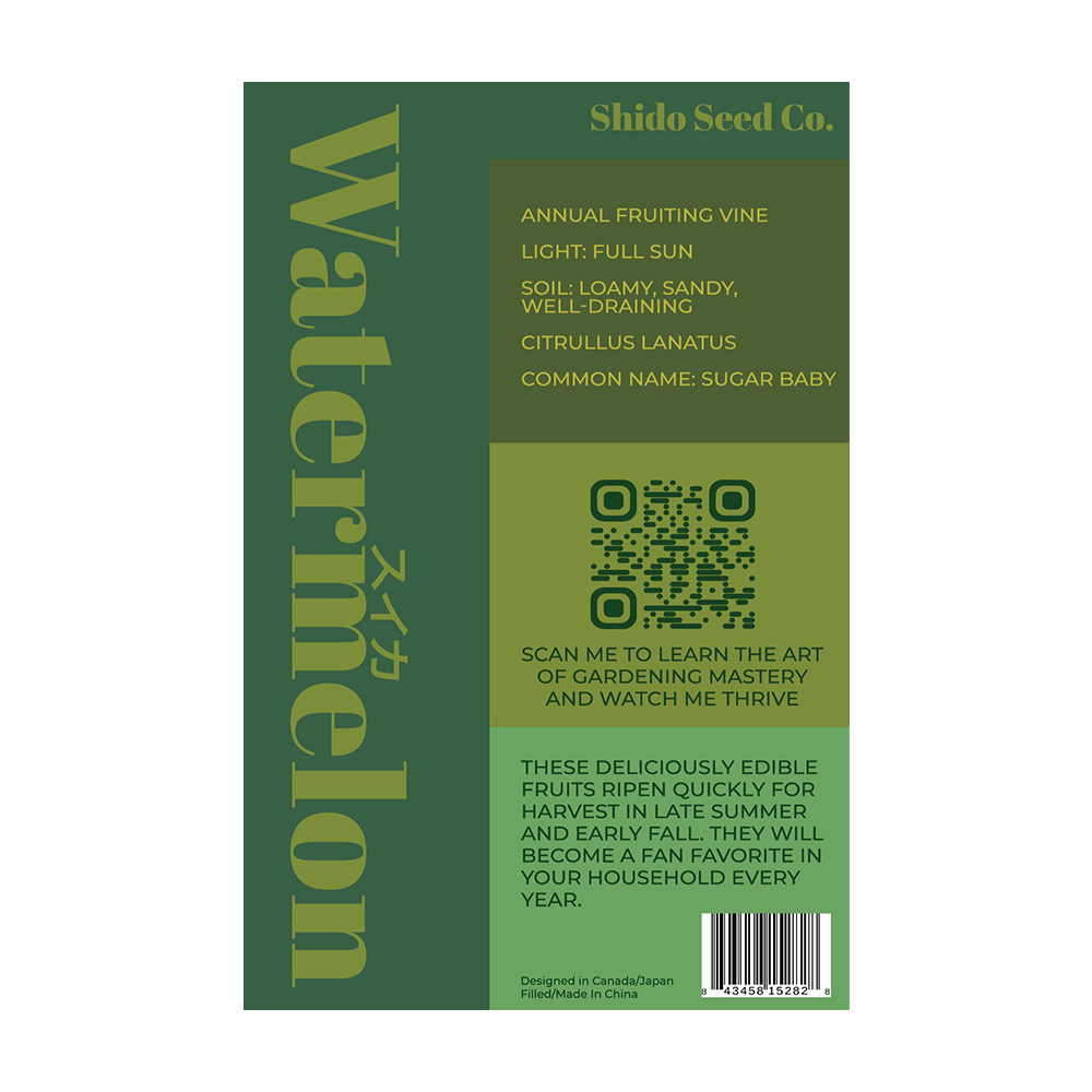 Watermelon Seeds Packet - Chive UK